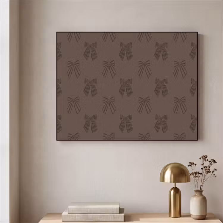 Art Frame - Schleifen – Weihnachten – Braun — 4