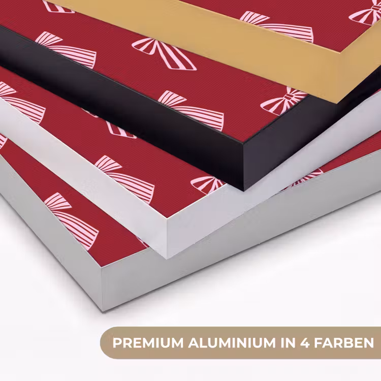 Art Frame - Schleifen – Weihnachten – Burgunderrot – Rosa — 5
