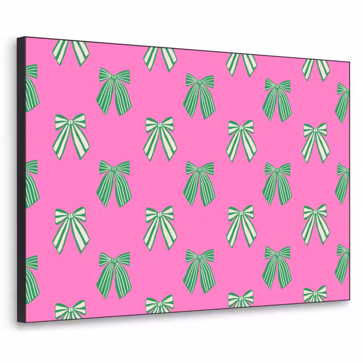 Art Frame - Schleifen – Weihnachten – Neon – Rosa – Grün — 1
