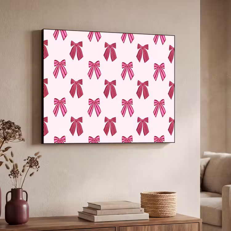 Art Frame - Schleifen – Weihnachten – Rosa — 3