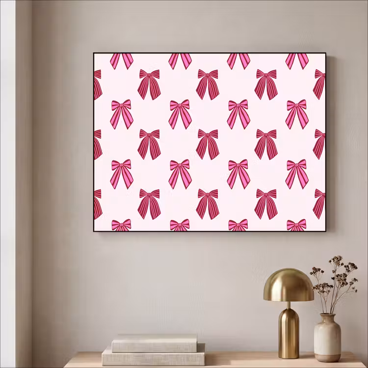 Art Frame - Schleifen – Weihnachten – Rosa — 4