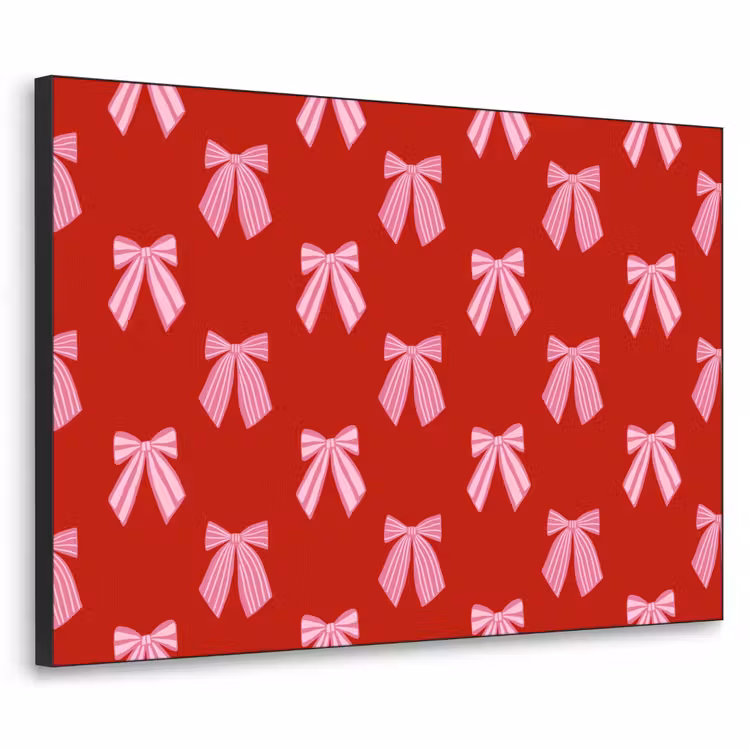 Art Frame - Schleifen – Weihnachten – Rot – Rosa — 1