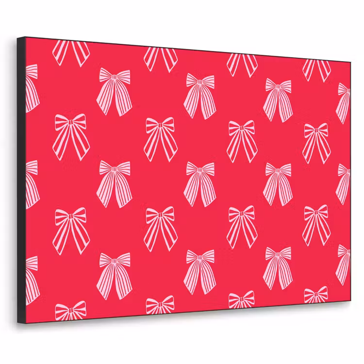 Art Frame - Schleifen – Weihnachten – Rot – Rosa — 1
