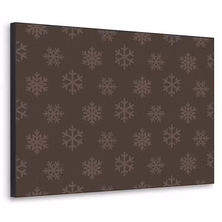 Art Frame - Schneeflocke – Braun – Weihnachten — 1