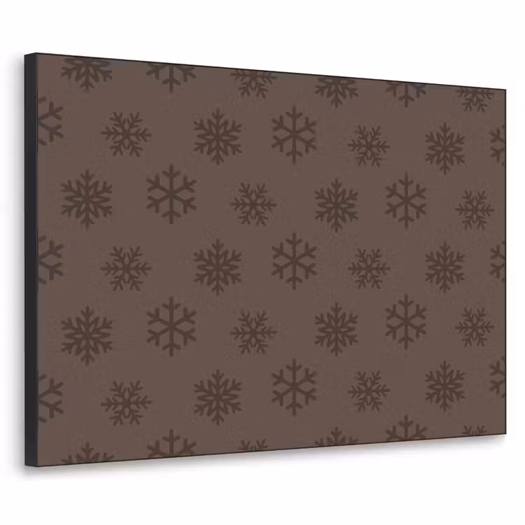 Art Frame - Schneeflocke – Weihnachten – Braun — 1