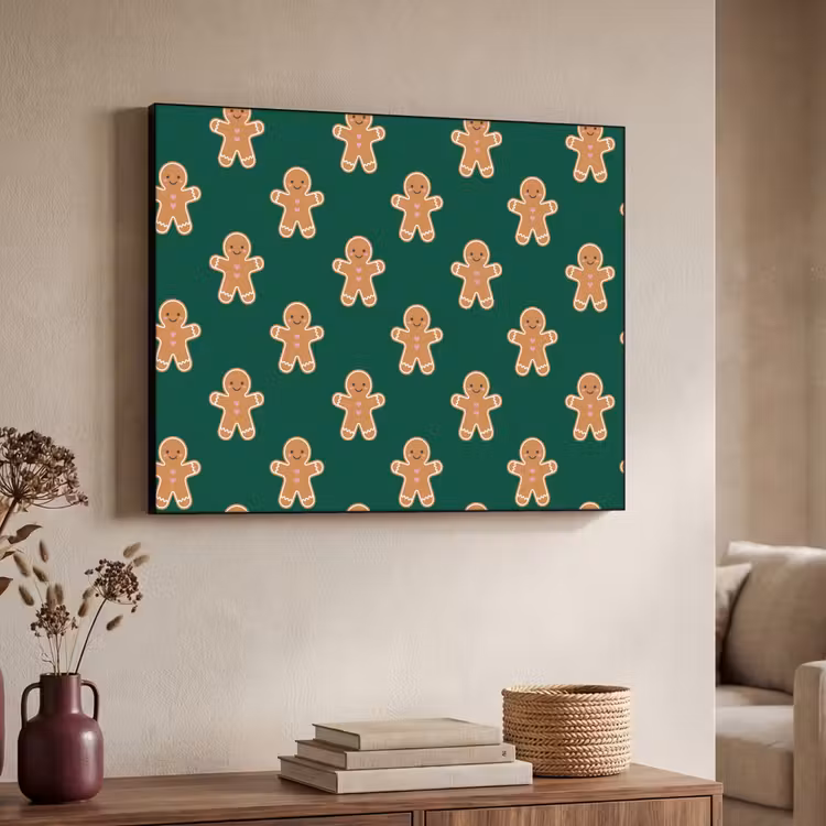 Art Frame - Lebkuchen – Weihnachten – Grün — 3
