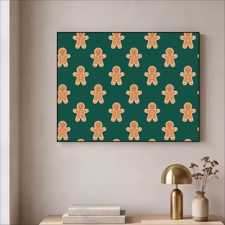 Art Frame - Lebkuchen – Weihnachten – Grün — 4