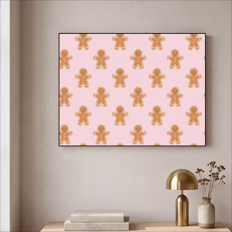 Art Frame - Lebkuchen – Weihnachten – Rosa — 4