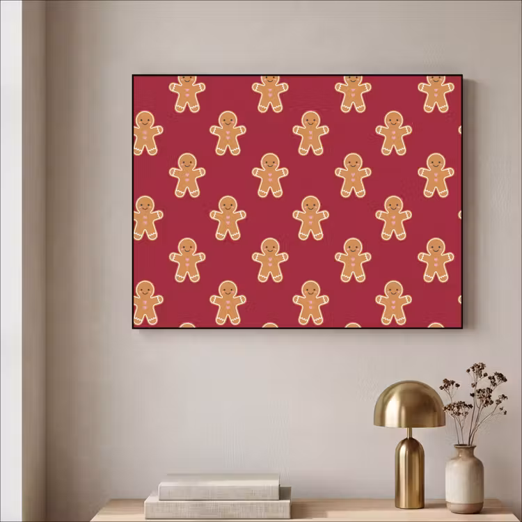 Art Frame - Lebkuchen – Weihnachten – Rot — 4