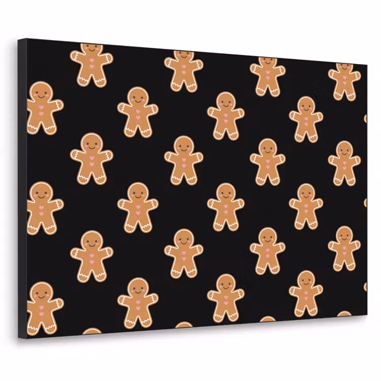 Art Frame - Lebkuchen – Weihnachten – Schwarz — 1