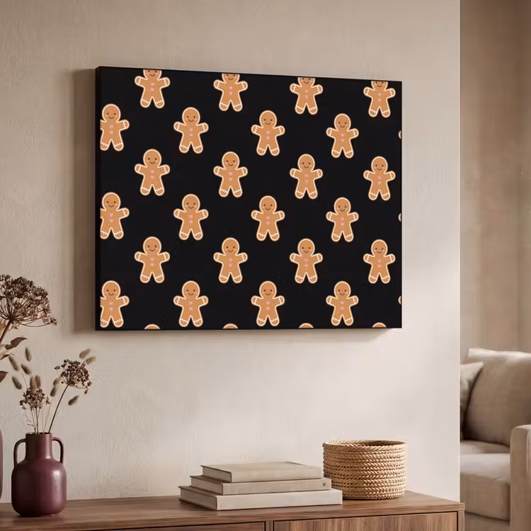 Art Frame - Lebkuchen – Weihnachten – Schwarz — 3