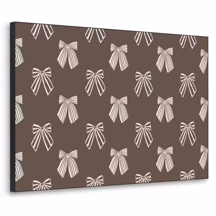 Art Frame - Schleifen – Weihnachten – Braun – Cremefarben — 1