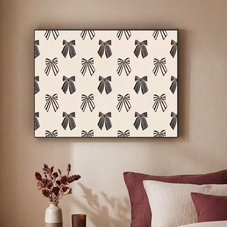 Art Frame - Schleifen – Weihnachten – Schwarz — 2