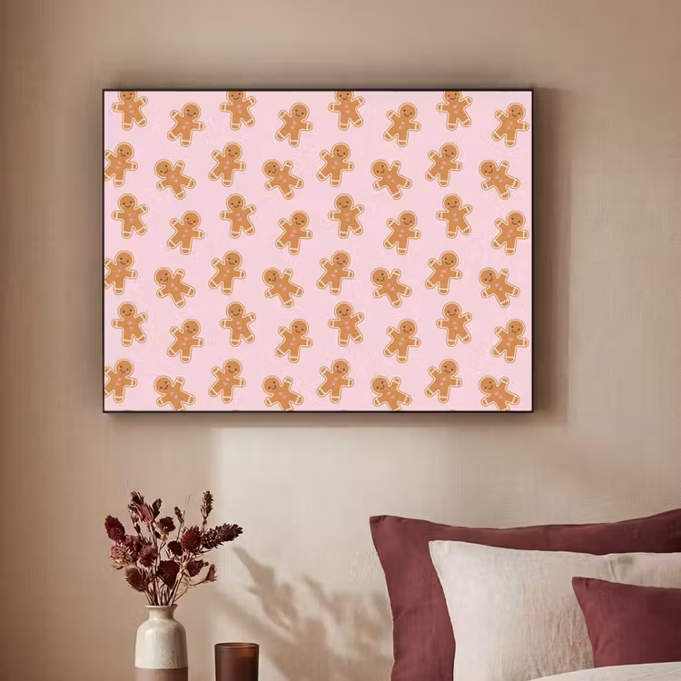 Art Frame - Lebkuchen – Braun – Rosa – Weihnachten — 2