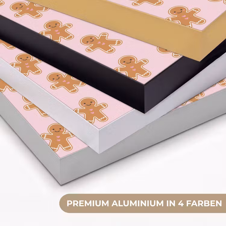 Art Frame - Lebkuchen – Braun – Rosa – Weihnachten — 5