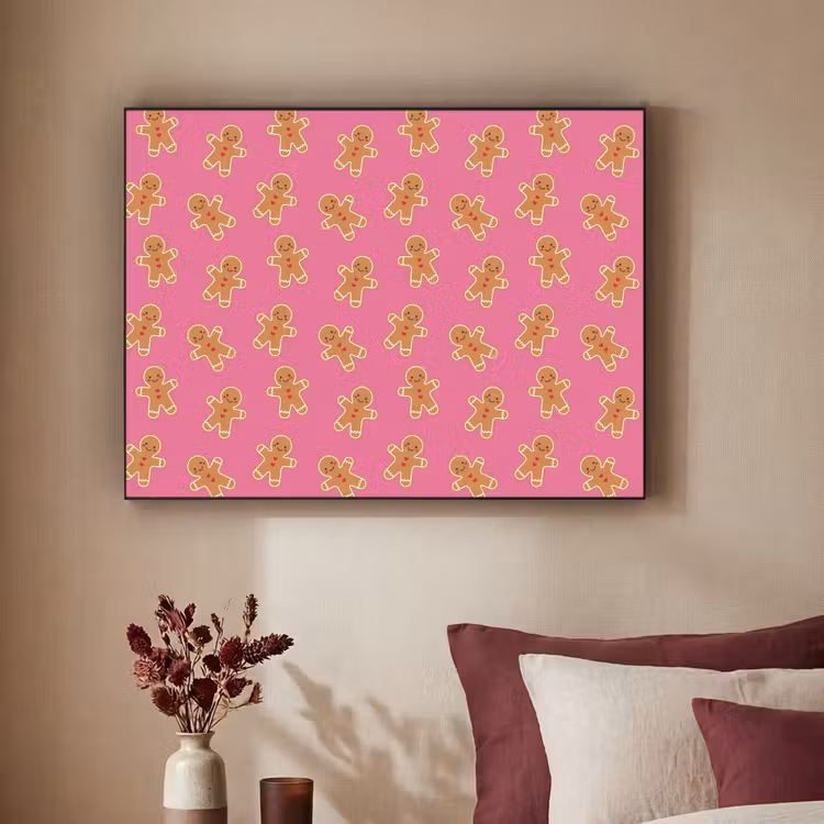 Art Frame - Lebkuchen – Rosa – Braun – Weihnachten — 2