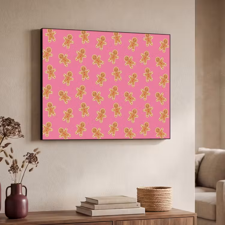 Art Frame - Lebkuchen – Rosa – Braun – Weihnachten — 3