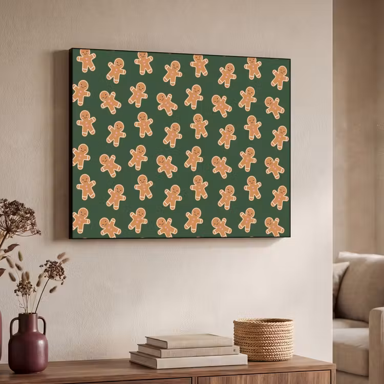 Art Frame - Lebkuchen – Weihnachten – Grün – Braun — 3