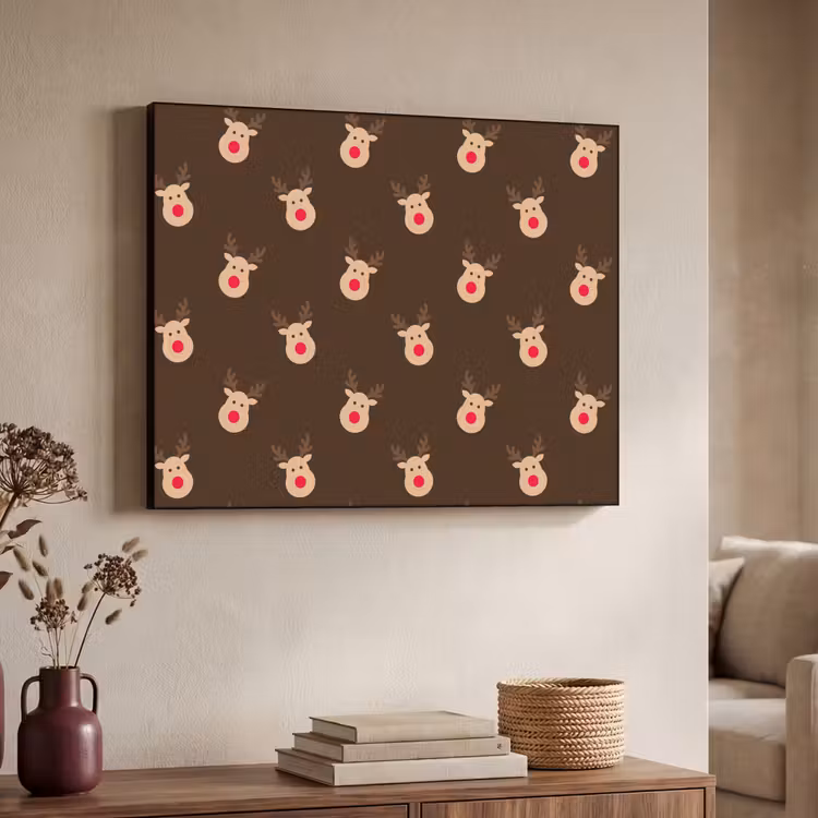 Art Frame - Rentiere – Weihnachten – Braun — 3