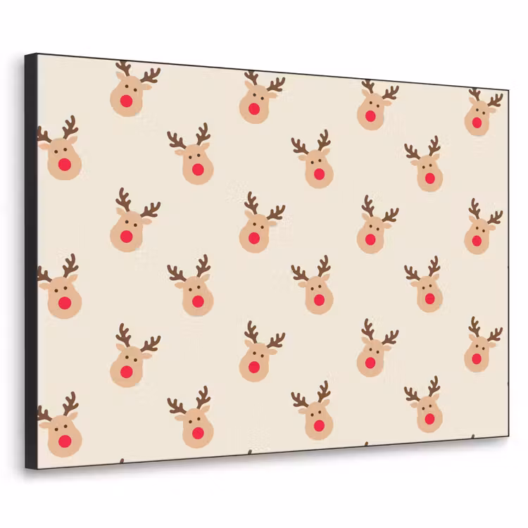 Art Frame - Rentiere – Weihnachten – Creme — 1