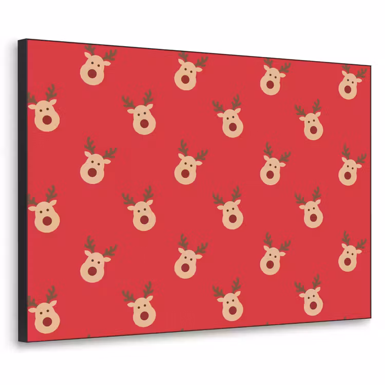 Art Frame - Rentiere – Weihnachten – Rot — 1