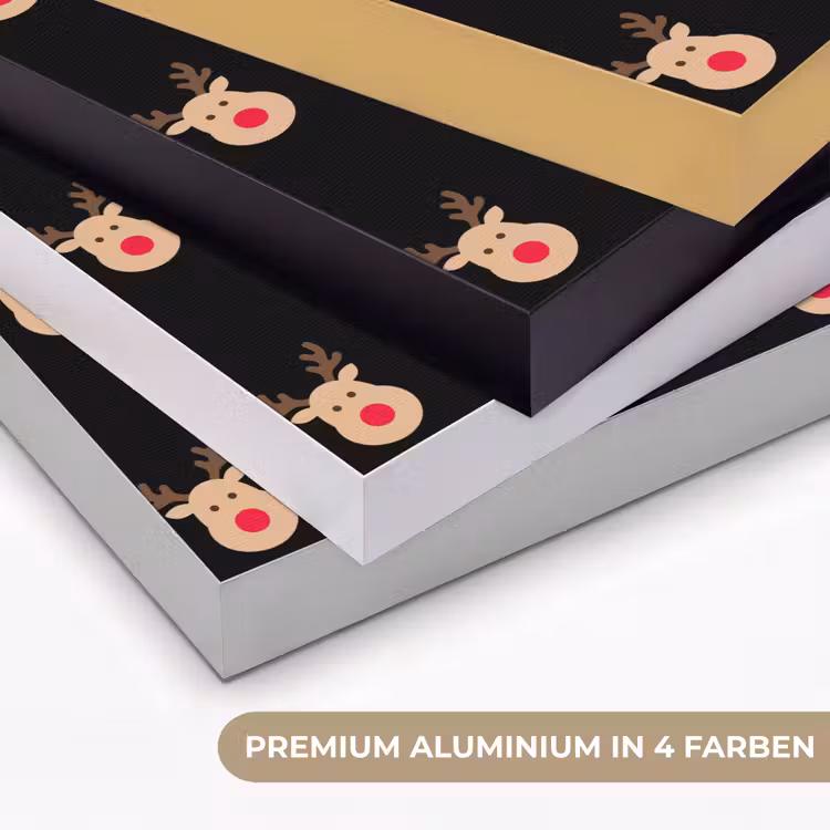 Art Frame - Rentiere – Weihnachten – Schwarz — 5