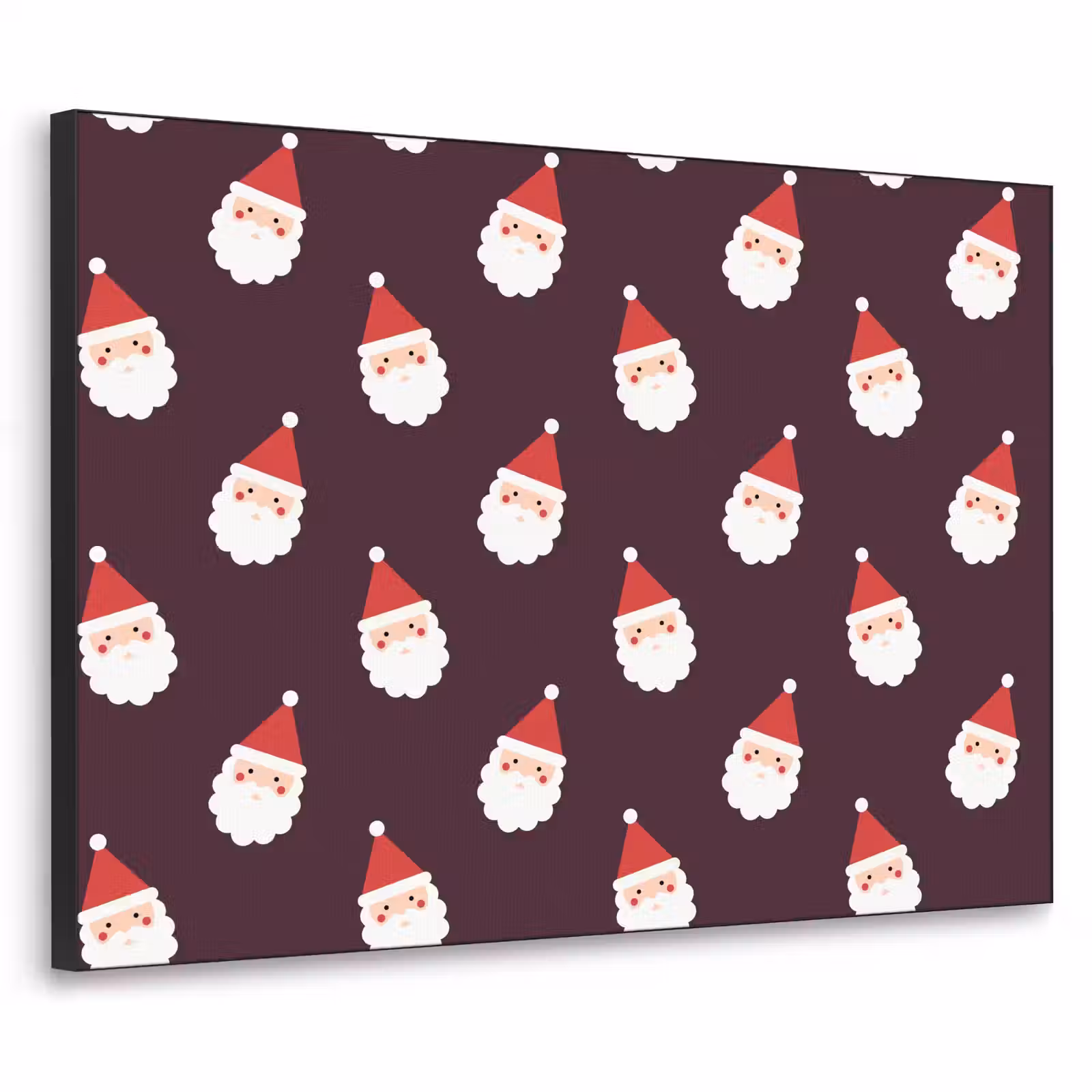Art Frame - Weihnachtsmann – Weihnachten – Dunkel – Rot — 1