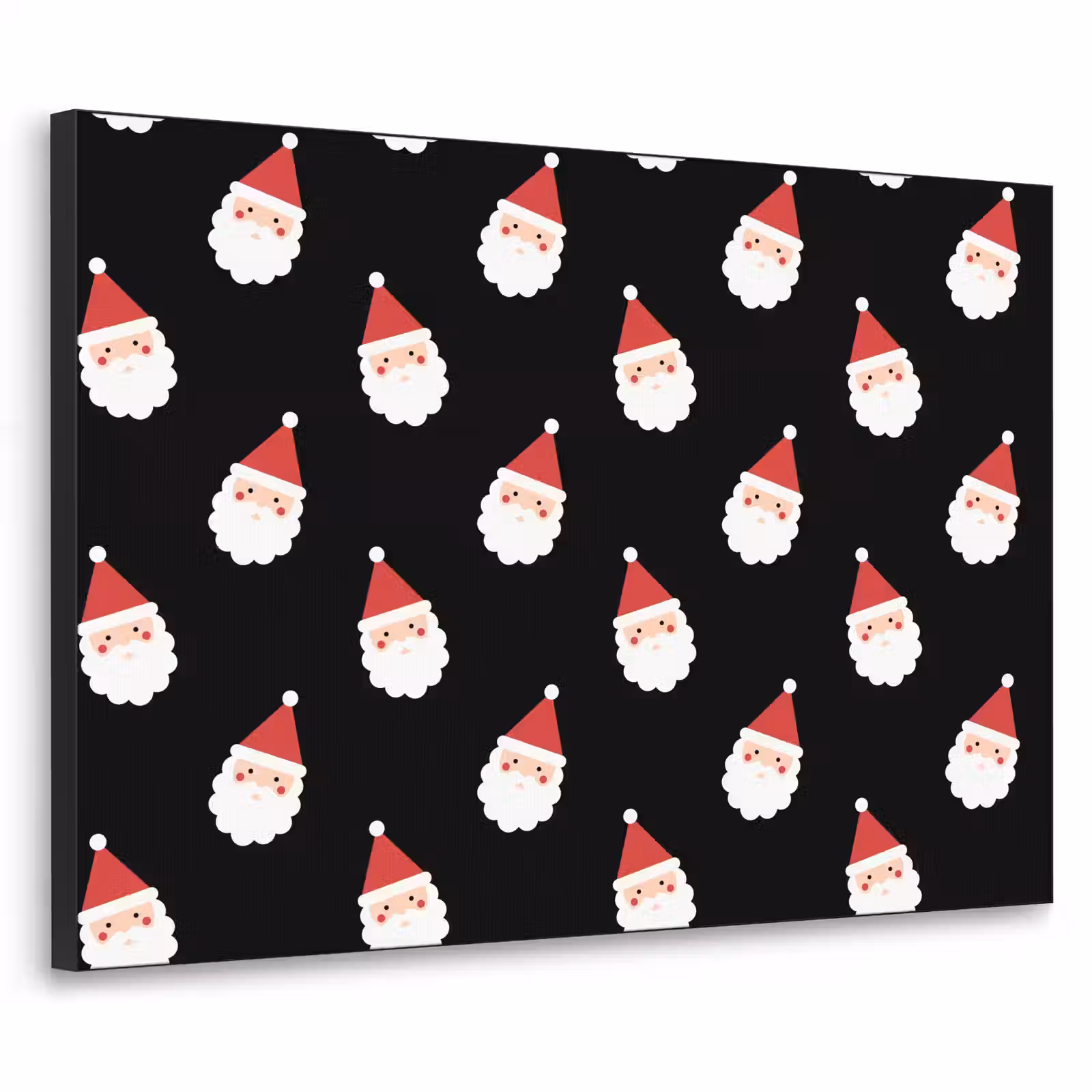 Art Frame - Weihnachtsmann – Weihnachten – Schwarz — 1