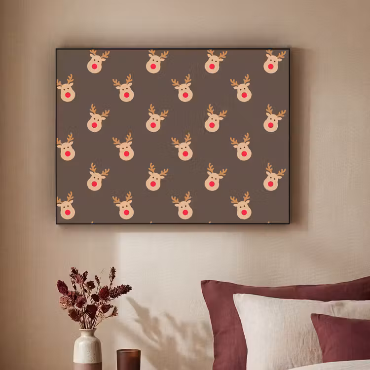 Art Frame - Weihnachten – Rentiere – Braun — 2