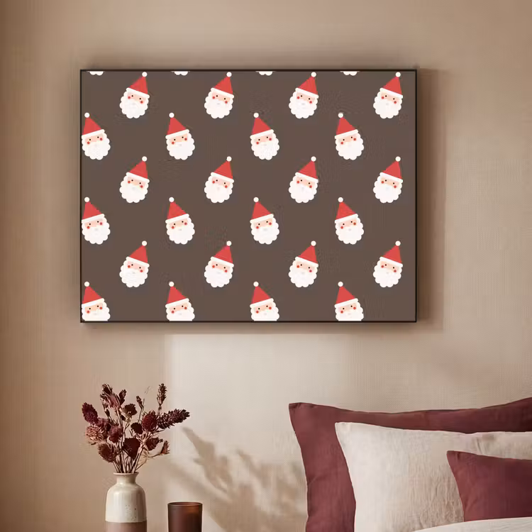 Art Frame - Weihnachtsmann – Weihnachten – Braun — 2