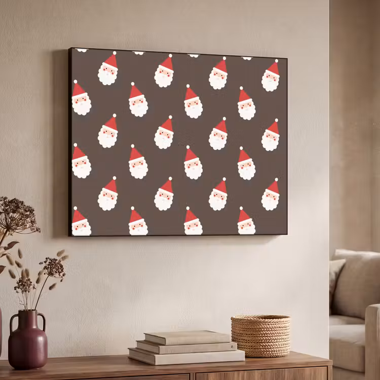 Art Frame - Weihnachtsmann – Weihnachten – Braun — 3