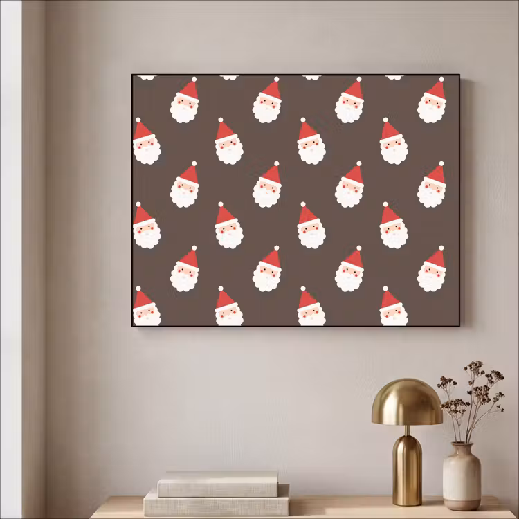 Art Frame - Weihnachtsmann – Weihnachten – Braun — 4