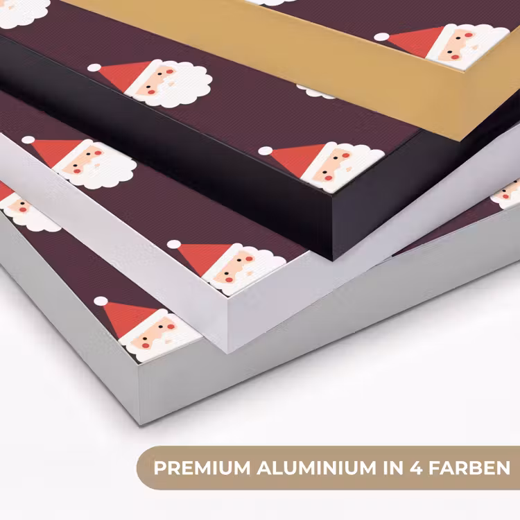 Art Frame - Weihnachtsmann – Weihnachten – Dunkel – Rot — 5