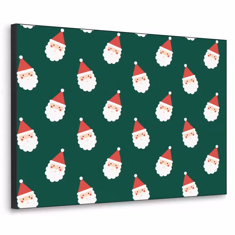Art Frame - Weihnachtsmann – Weihnachten – Grün — 1