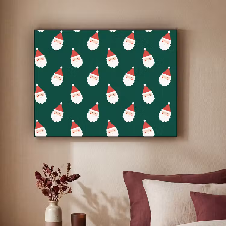 Art Frame - Weihnachtsmann – Weihnachten – Grün — 2