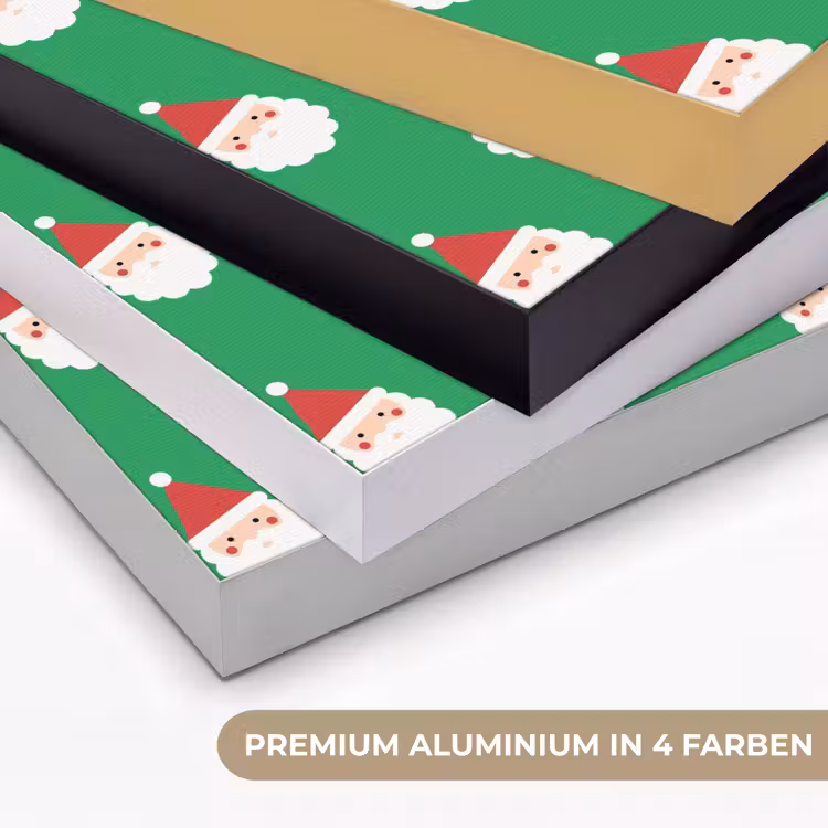Art Frame - Weihnachtsmann – Weihnachten – Neon – Grün — 5
