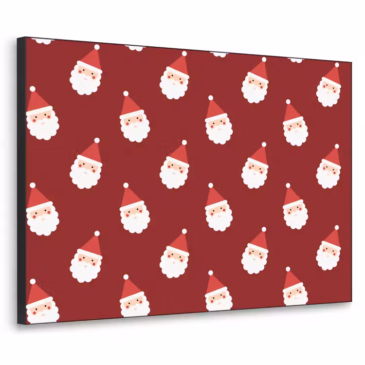 Art Frame - Weihnachtsmann – Weihnachten – Rot — 1