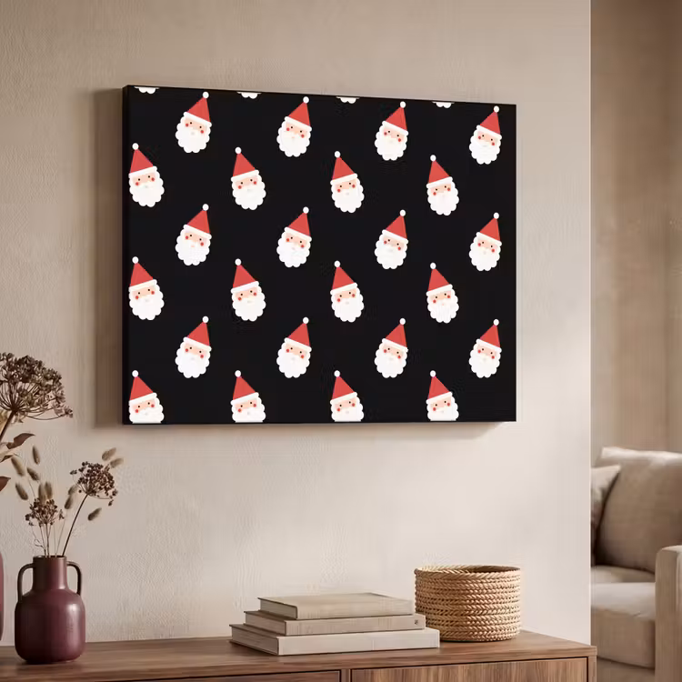 Art Frame - Weihnachtsmann – Weihnachten – Schwarz — 3