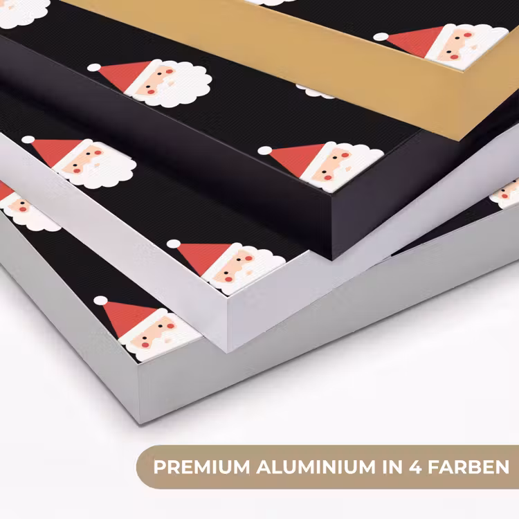 Art Frame - Weihnachtsmann – Weihnachten – Schwarz — 5