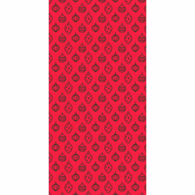 Tapete - Weihnachtskugel – Grün – Rot — 2
