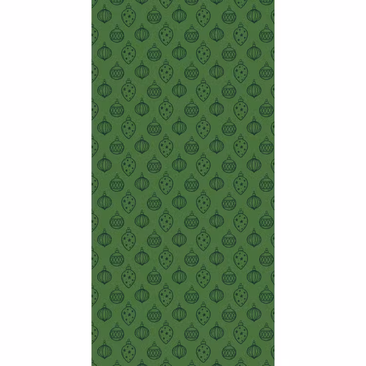 Tapete - Weihnachtskugel – Weihnachten – Grün — 2