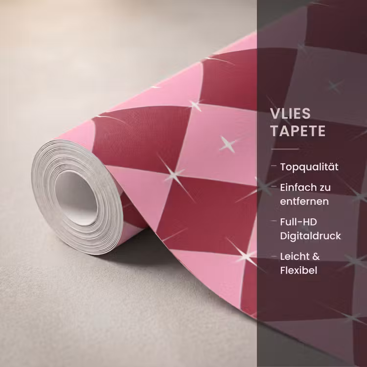 Tapete - Stern – Rot – Rosa – Weihnachten — 3
