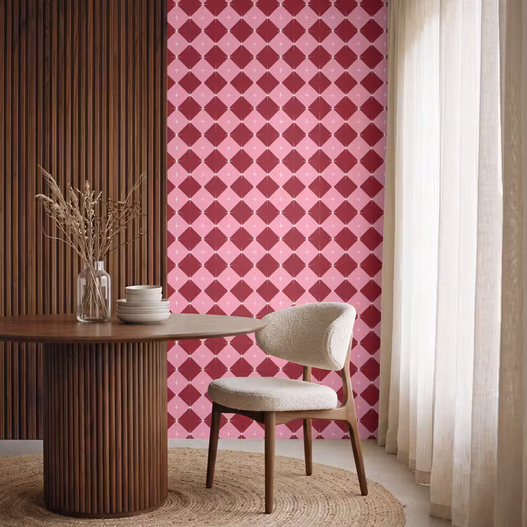 Tapete - Stern – Rot – Rosa – Weihnachten — 4