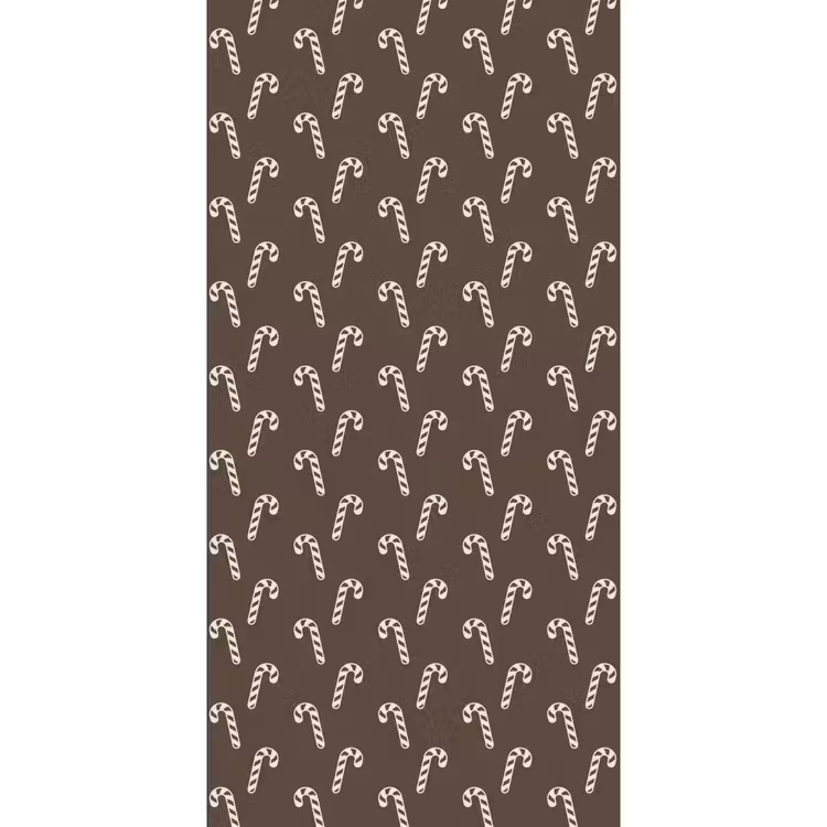 Tapete - Weihnachten – Creme – Taupe – Zuckerstange — 2