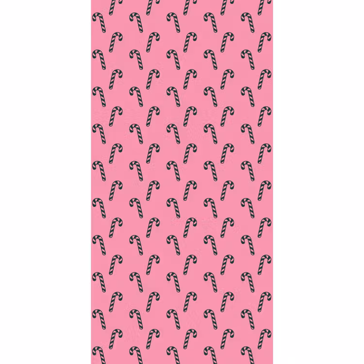 Tapete - Weihnachten – Rosa – Grün – Zuckerstange — 2