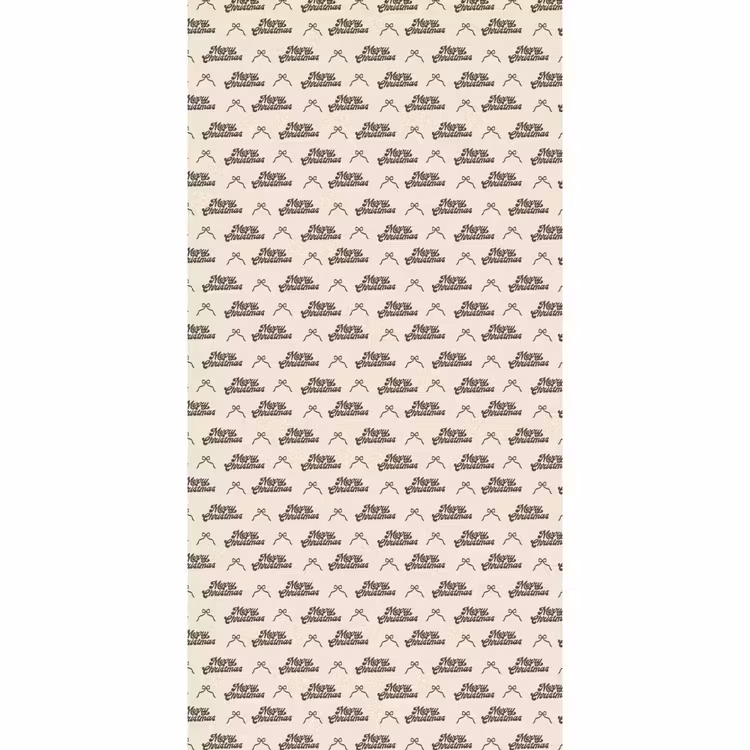 Tapete - Text – Braun – Creme – Schleife — 2