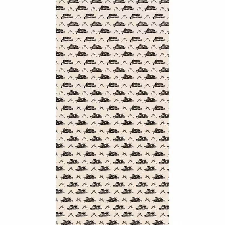 Tapete - Text – Creme – Schwarz – Weihnachten — 2