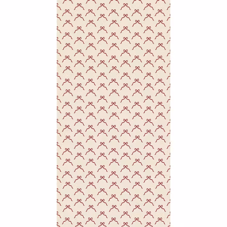 Tapete - Schleife – Rot – Creme – Weihnachten — 2