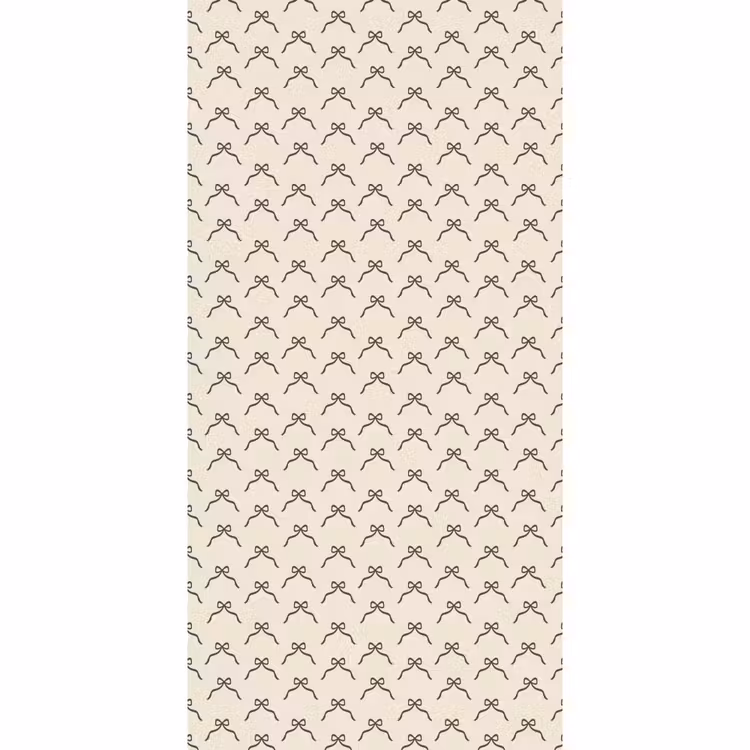 Tapete - Weihnachten – Schleife – Cremefarben — 2
