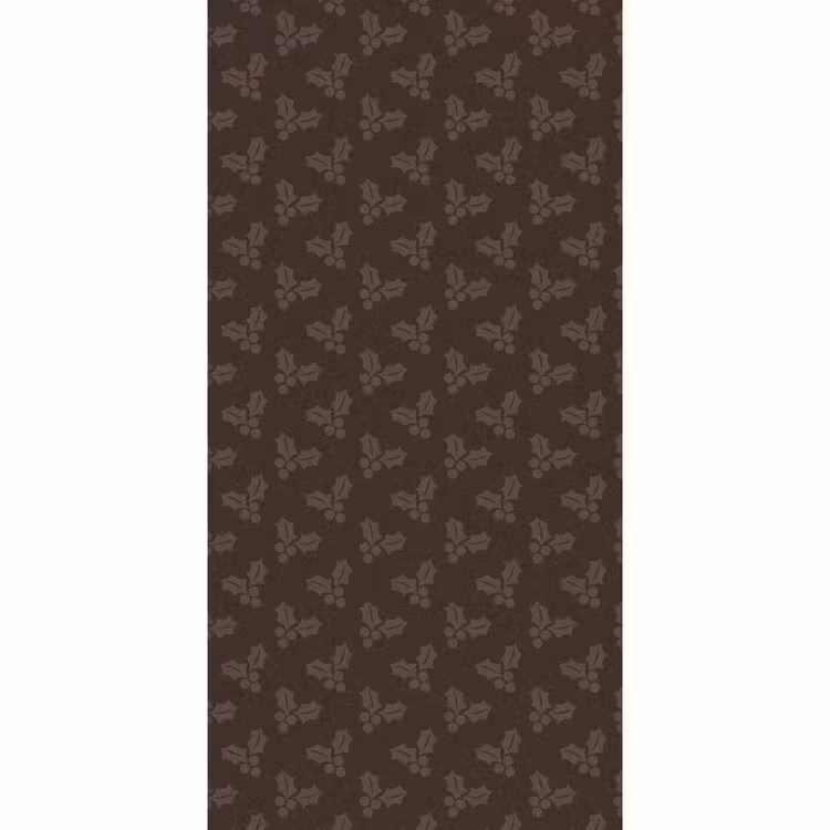 Tapete - Weihnachten – Stechpalme – Braun — 2